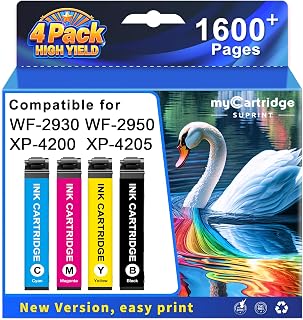 MC SUPRINT Remanufactured Ink Cartridge Replaced for Epson 232XL 4 Pack