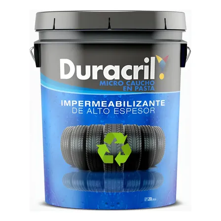 Membrana Caucho Impermeabilizante Alto Espesor Pretoria 20kg