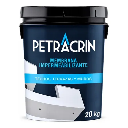 Membrana Liquida 20 Kg Membrana Transitable Elastomérica Acabado - Color Blanco