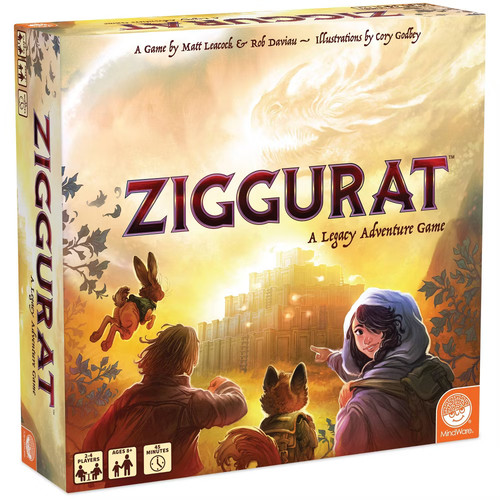 MindWare Ziggurat Board Game: Strategy & War for 2-4 Players Includes Cards