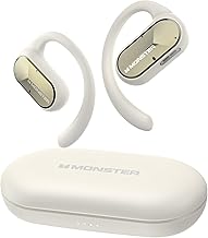 Monster Open Ear AC312 Headphones, Bluetooth 5.4, Wireless Earbuds with ENC Noise-Cancelling Mic, Immersive Stereo Sound by 16mm Large Drivers, Clear Calls, 32H Playtime, Sport Earbuds for Gym