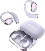 Monster Open Ear AC520 Open Ear Headphones, Wireless Earbuds(Purple)