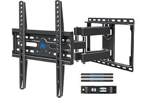 Mounting Dream Full Motion TV Wall Mount for 32-70 Inch TVs up to 99lbs | Mount Bracket with Swivel and Tilt, TV Bracket with Articulating Dual Arms, Fits 16” Studs, Max VESA 400X400 mm, MD2380