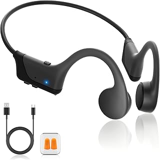 New Bone Conduction Open-Ear Headphones, Bluetooth 6.0, IPX5 Waterproof, 8H Playtime, Lightweight & Comfortable Sports Earphones for Running, Gym, Cycling, Workout, Sweatproof Wireless Headsets