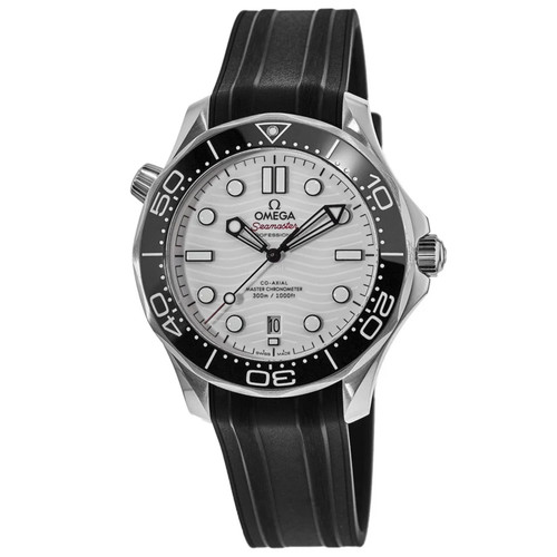 New Omega Seamaster Diver 300M White Dial Men's Watch 210.30.42.20.04.001