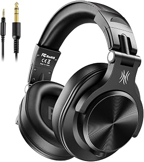 OneOdio A71 Hi-Res Wired Over-Ear Studio Headphones for DJ, Mixing - Black