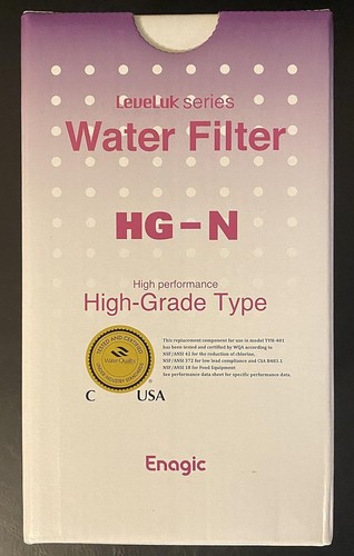 Original Enagic Kangen HG-N Water Filter for Leveluk SD501 Series (1 Pack)