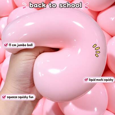 pc 0cm Extra Large Fluid Ball, Giant Stress Relief Fluid Ball, Large Slow Rebound Squeeze Toy, Extra Large Fluid Stress Relief Toy, Soft Dough Squeeze Toy, Surprise Gift, Birthday Gift, Christmas Gift, Perfect Gift, Children's Toy, Stress Relief Toy $2.59
