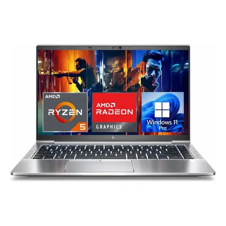 Portátil HP Elitebook 845 G8 Amd Ryzen 5 Pro 5650u 16 GB de RAM 256 GB Ssd Windows 11 Pro Business y Gaming Notebook - Excelente (Reacondicionado)