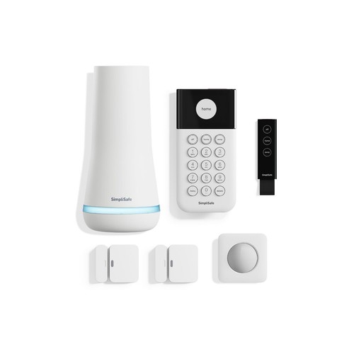 SimpliSafe 6 Piece Wireless Home Security System - White