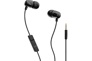Skullcandy Jib Wired Earbuds with 3.5mm AUX Plug - White | 3.5mm Wired Earbuds, In-Ear Headphones, Noise Isolating Fit, In-Line Microphone Call and Track Control, Travel Ready