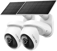 Tapo 4K Outdoor Pan/Tilt Wireless Security Camera, Solar, C660 KIT(2-Pack)