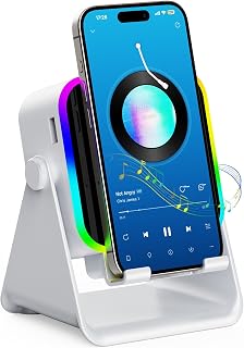 TARKARI Wireless Induction Speaker, 5 in 1 Bluetooth Speaker with Stand