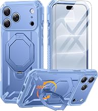TONGATE for iPhone 18 Pro Max Case/17 Pro Max Case, 360° Spin Stand, Green